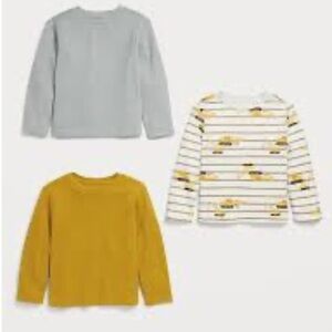 NWT Toddler Long Sleeve Knit Set - Gray, Yellow, and Striped